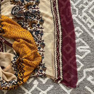 Bohemian floral scarf